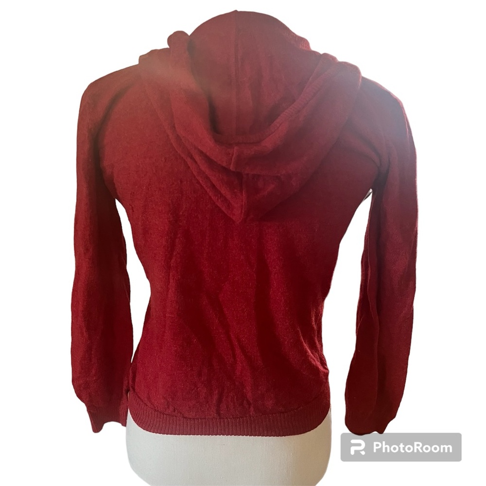 Kualocho Sweater Cardigan with full zip and hood - Picture 2 of 5
